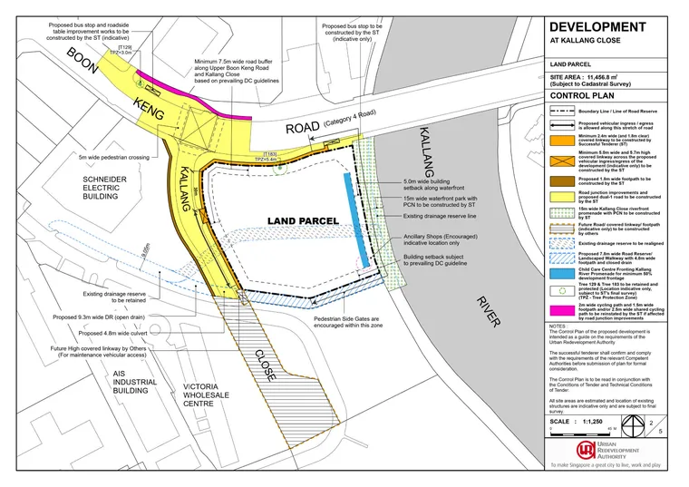 URA control plan for the Kallang Close parcel